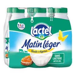 Matin Léger Lactel écrémé 6x1L