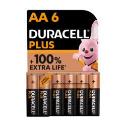 Duracell PLUS 100%  AA X6