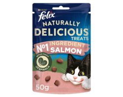 Naturally Delicious Salmon Cat Treats 50g