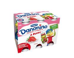 Danonino à boire Fraise 6x100g