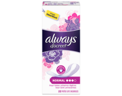 Always Discreet pour fuites urinaires