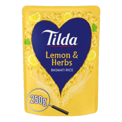 Tilda Microwave Lemon and Herbs Basmati Rice 250g