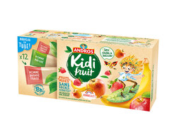 Pomme Nature / Pomme Banane Fraise 12x41g