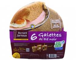 6 Galettes de blé noir Bernard Jarnoux Crêpier
