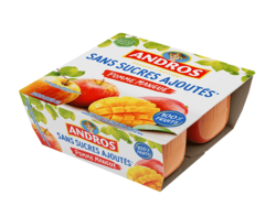 Sans Sucres Ajoutés* Pomme Mangue x4