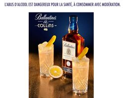 Découvrez le cocktail Ballantine’s 12 ans Collin’s