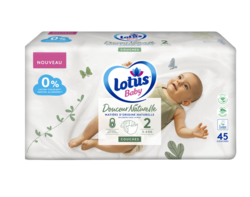 Couches Lotus Baby Douceur Naturelle T2x45