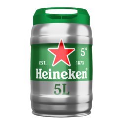 Heineken Bière blonde fût 5L 5°