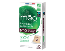 Capsule compostable Bio & Équitable Intense