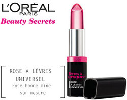 Lèvres à croquer
Rose à lèvres universel