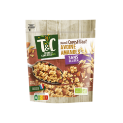 Muesli croustillant avoine amandes sans gluten 500 g
