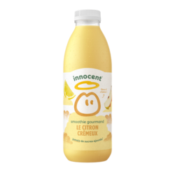 innocent smoothie gourmand - le citron crémeux 750ml