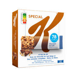 Barres Special K® Chocolat au Lait 6x20g