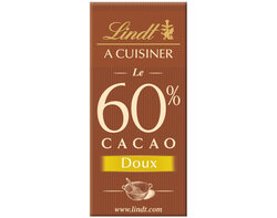Lindt A Cuisiner 60% Cacao Doux