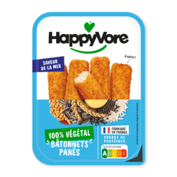 Bâtonnets panés végétaux et gourmands - 180g