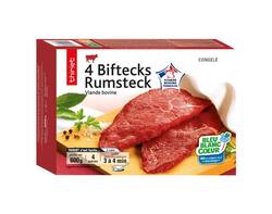 4 Bifteck Rumsteck 600g