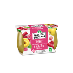 Compote pomme Alpes & rhubarbe Oise