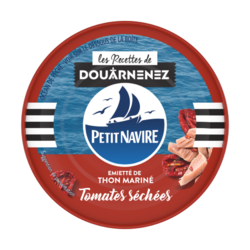 Émietté de thon mariné Tomates Séchées Petit Navire 110g