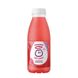 Juicy water still raspberry and blackcurrant 420ml