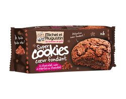 Cookies coeur fondant tout chocolat 180g