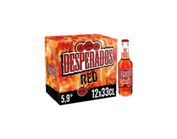 Desperados Red bière aromatisée tequila cachaça guarana 12x33cl 5.9°