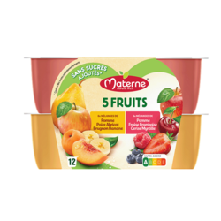 5 Fruits Jaunes & 5 Fruits Rouges - 12x100g