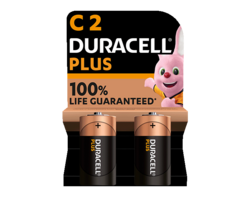 Duracell Plus 100% C X2
