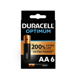 Duracell Optimum AA x6