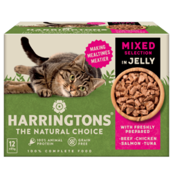 Harringtons Cat Food Mixed in Jelly 12x85g