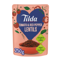 Tilda Pulses Tomato & Red Pepper Lentils 250g