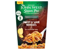 Soy & Ginger Tuna with Sweet & Sour Noodles