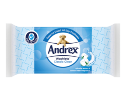 Classic Clean Washlets Single Pack(40 Wipes)