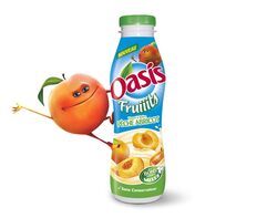 Yaourt à boire Oasis 420g - Pêche Abricot