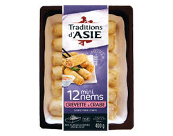 12 Mini-nems crevette et crabe