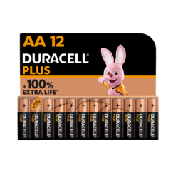 Duracell PLUS 100%  AA X12