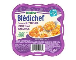 Étuvée de butternut, carottes et boulghour