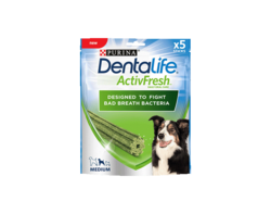 ActivFresh Medium Dog Dental Treat 5 Sticks