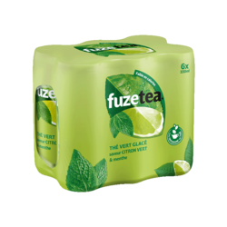 Fuze Tea Citron Vert Menthe Canette 6x33cl 