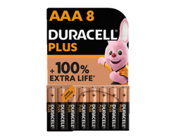 Duracell Plus 100% AAA X8