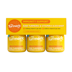 Raw Turmeric Vitamin C&D3 3 x  60ml
