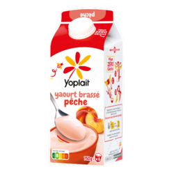 Yoplait en Brique Pêche 750g
