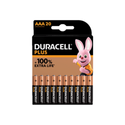 Duracell Plus 100%  AAA X20