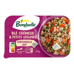 Blé crémeux et petits légumes Gorgonzola 310g