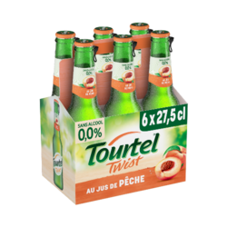 Tourtel Twist Pêche 6x27,5cl