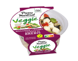 Boulghour, Légumes et fromage de Brebis