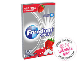 White Goût Fraise 5x10 Dragées