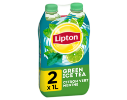 Lipton Green Citron Vert Menthe 2x1L