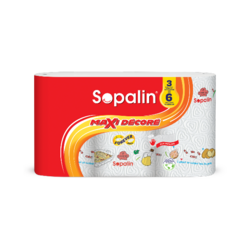 Sopalin Maxi Décoré 3 maxi rouleaux