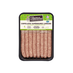 Chipolatas supérieures longues 8 x 640g