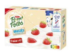 Pom'Potes® Brassés Fraise x10
